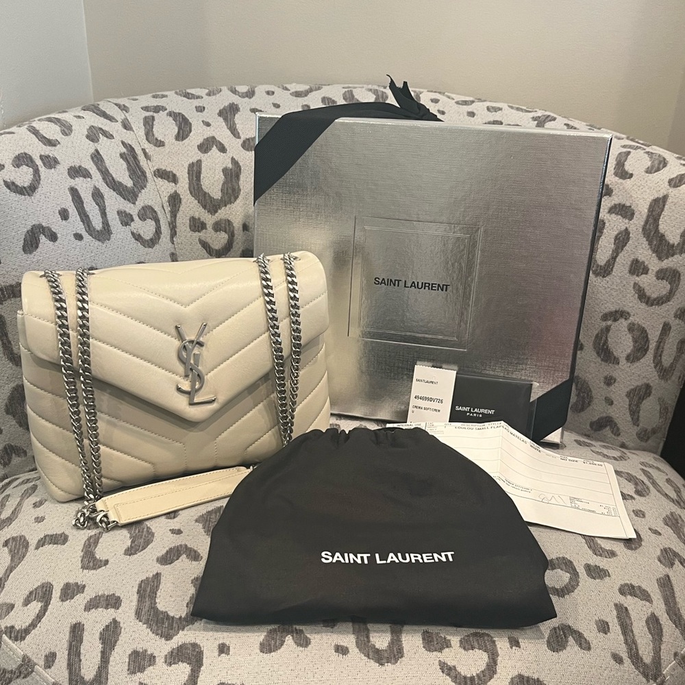 YSL Small LouLou Blanc Vintage